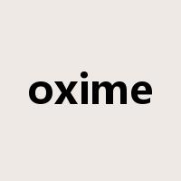 oxime是什么意思