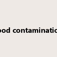 food contamination是什么意思