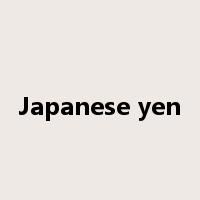 Japanese yen是什么意思