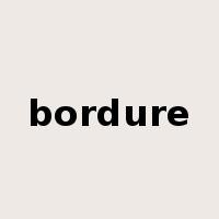 bordure是什么意思