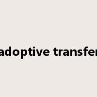 adoptive transfer是什么意思