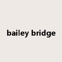bailey bridge是什么意思