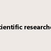 scientific researcher是什么意思