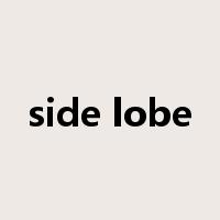 side lobe是什么意思