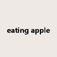 eating apple是什么意思