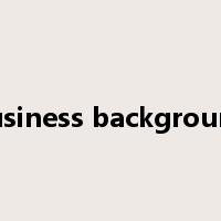 business background是什么意思