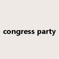 congress party是什么意思
