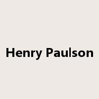 Henry Paulson是什么意思