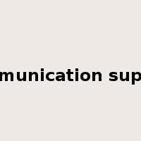 communication support是什么意思