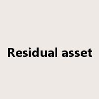 Residual asset是什么意思