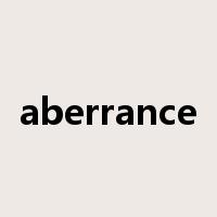 aberrance是什么意思