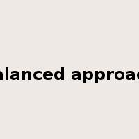 balanced approach是什么意思