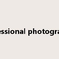 professional photographer是什么意思