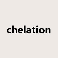 chelation是什么意思