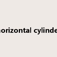 horizontal cylinder是什么意思