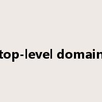 top-level domain是什么意思