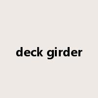 deck girder是什么意思