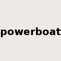 powerboat是什么意思