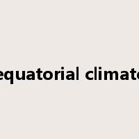 equatorial climate是什么意思