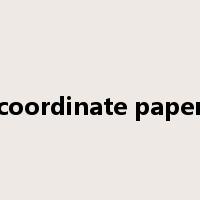 coordinate paper是什么意思