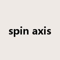 spin axis是什么意思