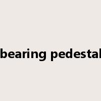bearing pedestal是什么意思