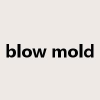blow mold是什么意思