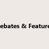 Debates & Features是什么意思