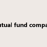 mutual fund company是什么意思
