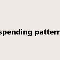 spending pattern是什么意思