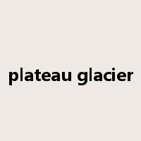 plateau glacier是什么意思