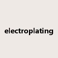 electroplating是什么意思