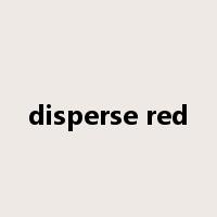 disperse red是什么意思