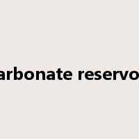 carbonate reservoir是什么意思