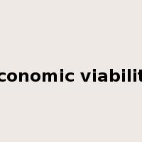 economic viability是什么意思