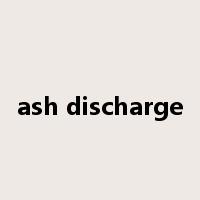ash discharge是什么意思