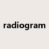 radiogram是什么意思