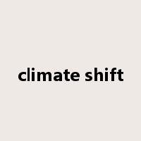 climate shift是什么意思