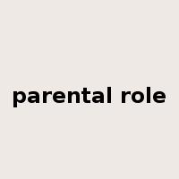 parental role是什么意思