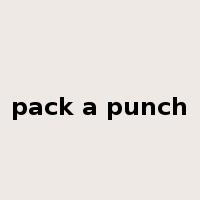 pack a punch是什么意思