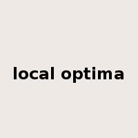 local optima是什么意思