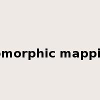 isomorphic mapping是什么意思