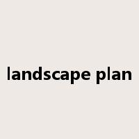 landscape plan是什么意思