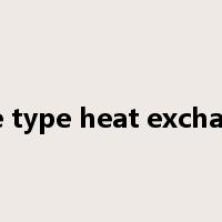 plate type heat exchanger是什么意思