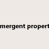 emergent property是什么意思