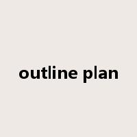 outline plan是什么意思