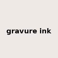 gravure ink是什么意思
