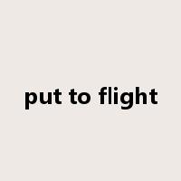 put to flight是什么意思