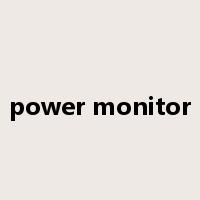 power monitor是什么意思