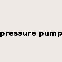 pressure pump是什么意思